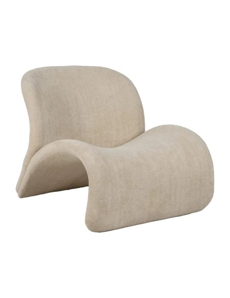 SILLÓN BEIGE TEJIDO SALÓN 78 X 90 X 80 CM IXIA