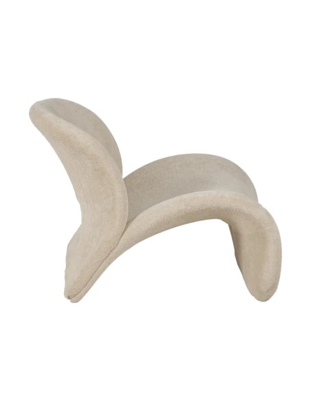 SILLÓN BEIGE TEJIDO SALÓN 78 X 90 X 80 CM IXIA