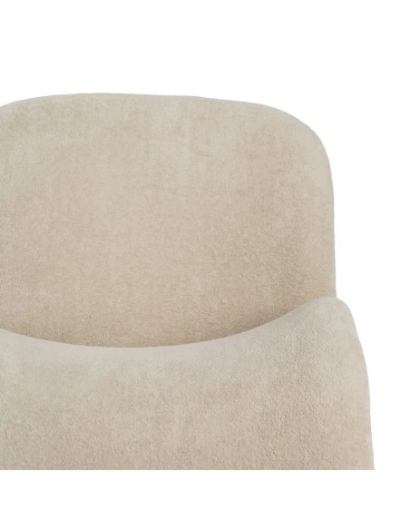 SILLÓN BEIGE TEJIDO SALÓN 78 X 90 X 80 CM IXIA