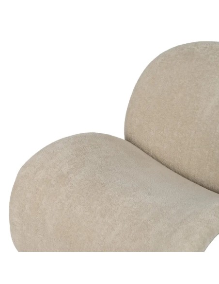 SILLÓN BEIGE TEJIDO SALÓN 78 X 90 X 80 CM IXIA