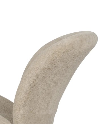 SILLÓN BEIGE TEJIDO SALÓN 78 X 90 X 80 CM IXIA