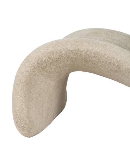 SILLÓN BEIGE TEJIDO SALÓN 78 X 90 X 80 CM IXIA