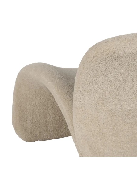 SILLÓN BEIGE TEJIDO SALÓN 78 X 90 X 80 CM IXIA
