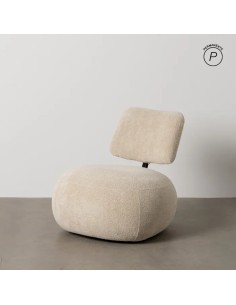 SILLÓN BEIGE TEJIDO SALÓN 67 X 73 X 67 CM IXIA