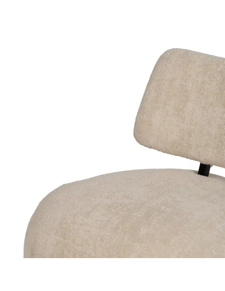 SILLÓN BEIGE TEJIDO SALÓN 67 X 73 X 67 CM IXIA
