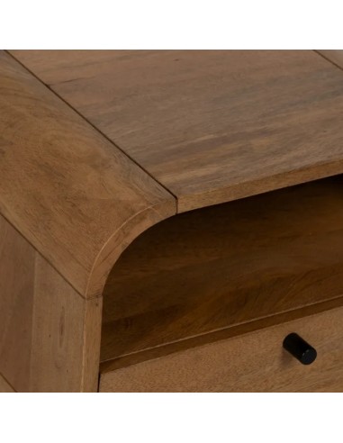 MESITA NATURAL MADERA DE MANGO SALÓN 40 X 40 X...