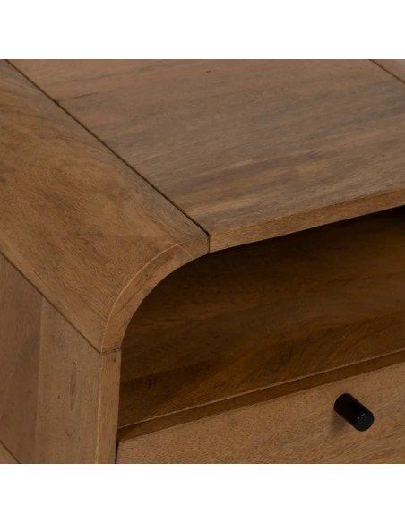 MESITA NATURAL MADERA DE MANGO SALÓN 40 X 40 X 45 CM IXIA