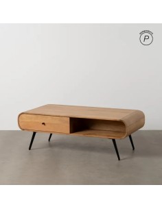 MESA CENTRO NATURAL MADERA DE MANGO 120 X 60 X 40 CM IXIA