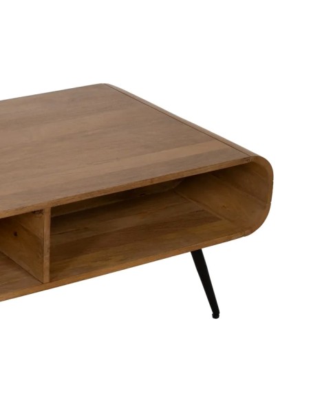 MESA CENTRO NATURAL MADERA DE MANGO 120 X 60 X 40 CM IXIA