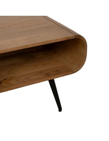 MESA CENTRO NATURAL MADERA DE MANGO 120 X 60 X...