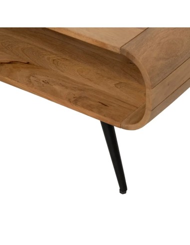 MESA CENTRO NATURAL MADERA DE MANGO 120 X 60 X...