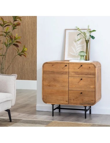 MUEBLE AUXILIAR NATURAL MADERA DE MANGO 80 X 40...