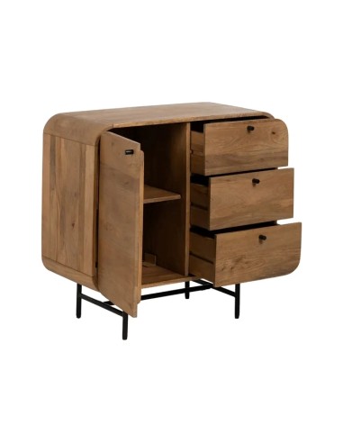 MUEBLE AUXILIAR NATURAL MADERA DE MANGO 80 X 40...