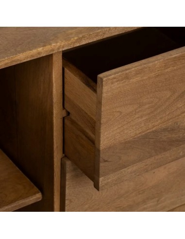 MUEBLE AUXILIAR NATURAL MADERA DE MANGO 80 X 40...