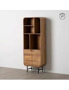 MUEBLE AUXILIAR NATURAL MADERA DE MANGO 60 X 30 X 160 CM...