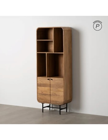 MUEBLE AUXILIAR NATURAL MADERA DE MANGO 60 X 30 X 160 CM IXIA