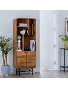 MUEBLE AUXILIAR NATURAL MADERA DE MANGO 60 X 30 X 160 CM... 2