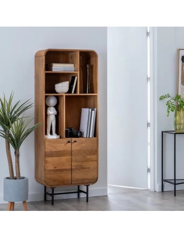 MUEBLE AUXILIAR NATURAL MADERA DE MANGO 60 X 30...