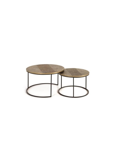 SET DE 2 MESAS CENTRO GC1442 1-(45X76) 2-(40X60)