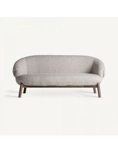 Sofá Contemporáneo Vical en Madera de Roble y Tapizado...