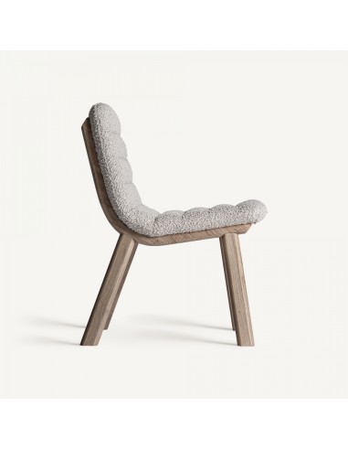Silla Contemporánea Vical en Roble Claro y...