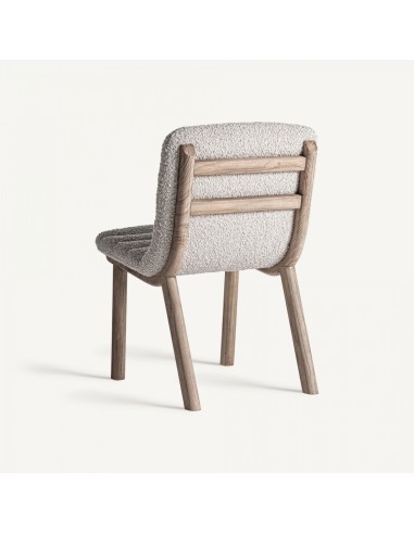 Silla Contemporánea Vical en Roble Claro y...