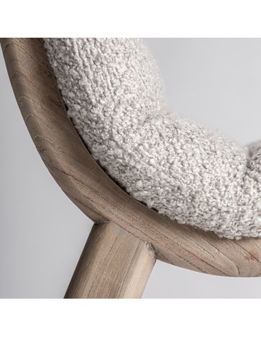 Silla Contemporánea Vical en Roble Claro y...