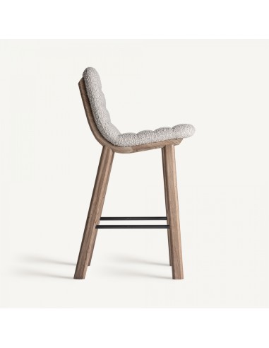 Taburete Contemporáneo Vical en Roble Claro y...