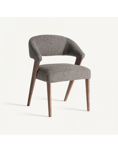 Silla Vical en Tonos Oscuros con Roble Marrón y Madera de Caucho – Estilo Contemporáneo