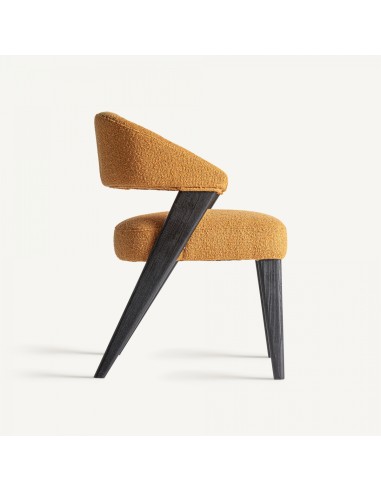 Silla Veney Vical home en Poliéster Mostaza con...