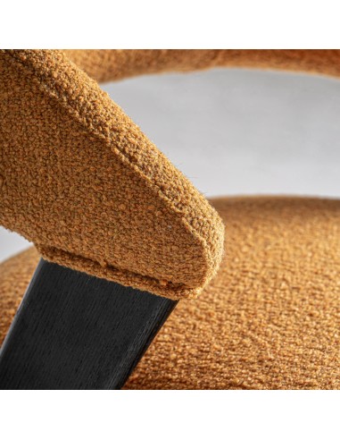 Silla Veney Vical home en Poliéster Mostaza con...