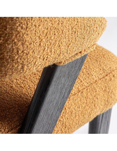 Silla Veney Vical home en Poliéster Mostaza con...