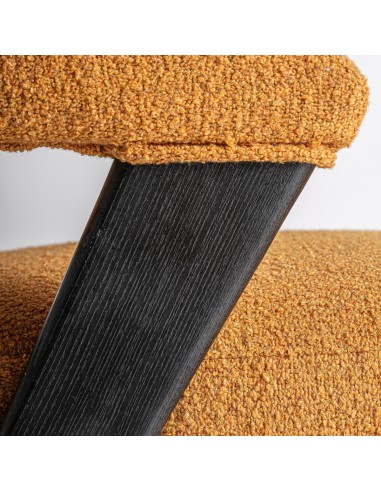 Silla Veney Vical home en Poliéster Mostaza con...