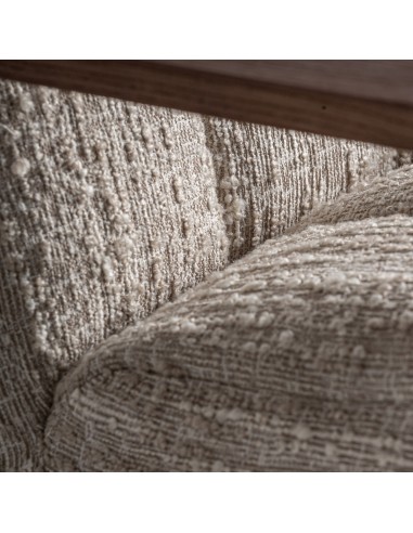 Sillón Habouey en Poliéster Verde con Madera de...