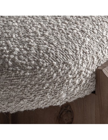 Pie de cama Vical en Roble Marrón y Tapizado...