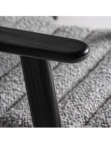 Silla Vical home en Roble Negro y Tapizado...