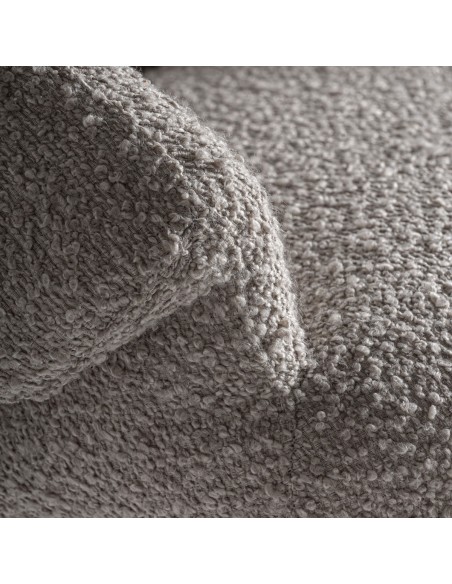 Silla jacquard de Madera de Roble y Tapizado Gris – Vical