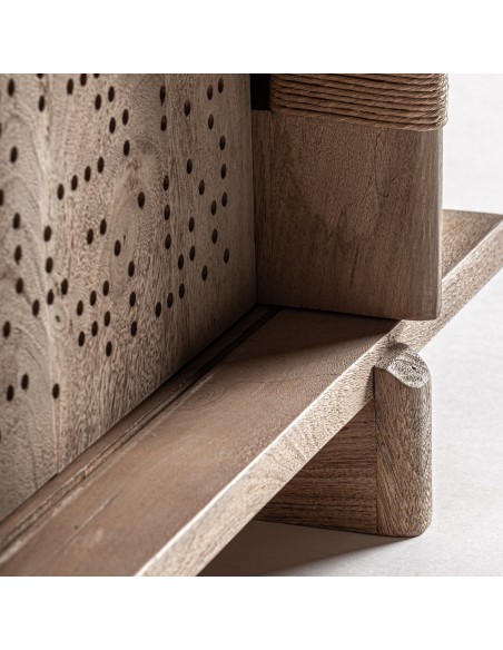 Mueble tv jacquard de Madera de Mango – Estilo Contemporáneo | VICAL