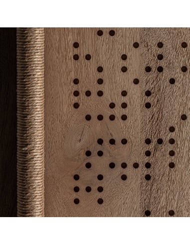 Mueble tv jacquard de Madera de Mango – Estilo...