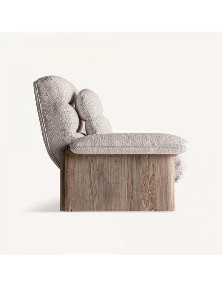 Sofá jacquard de Roble y Poliéster – Estilo Contemporáneo | VICAL HOME