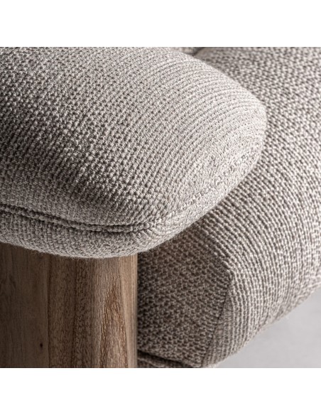 Sofá jacquard de Roble y Poliéster – Estilo Contemporáneo | VICAL HOME