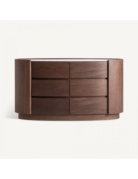 Cómoda stuetta de Madera y Piedra Sinterizada – Estilo Contemporáneo | VICAL