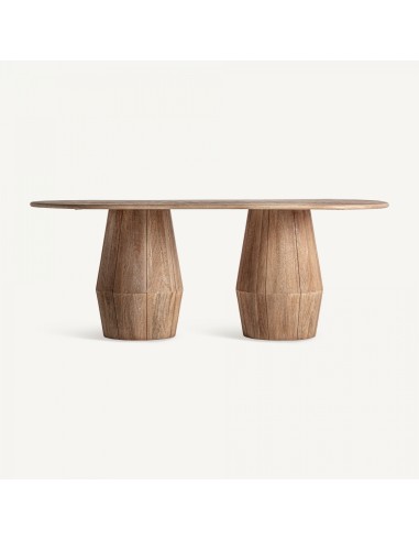 Mesa comedor jacquard en Madera de Mango – Estilo Contemporáneo | VICAL