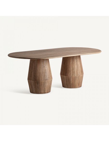 Mesa comedor jacquard en Madera de Mango – Estilo Contemporáneo | VICAL HOME