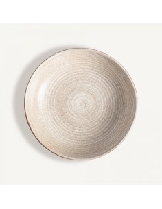 Plato de Porcelana Marrón – Elegancia y Calidad | VICAL