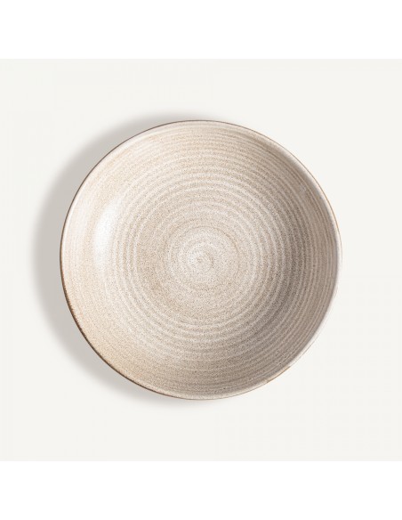 Plato de Porcelana Marrón – Elegancia y Calidad | VICAL