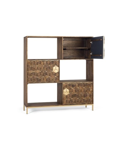 ESTANTERIA/LIBRERIA COLECCIÓN TIMBU (143X130X40)