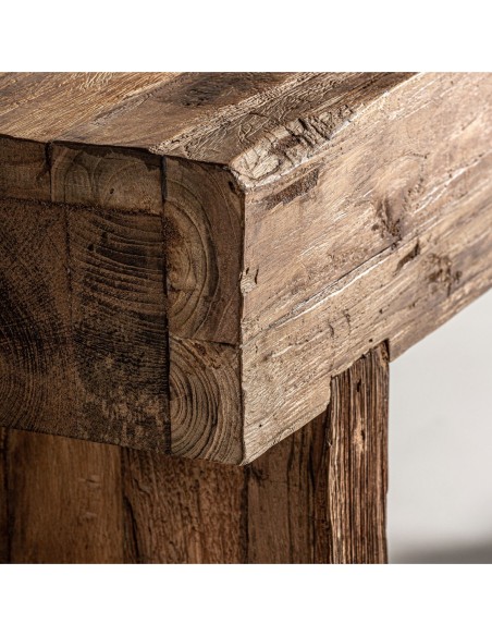Consola Nysted de Vical Home en Teka Reciclada 180 cm – Diseño Natural y Sostenible