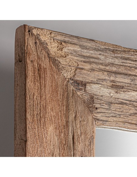 Espejo Lux de Vical Home en madera de teka marrón – Formato vertical con presencia imponente