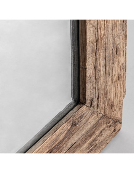 Espejo Lux de Vical Home en madera de teka marrón – Formato vertical con presencia imponente